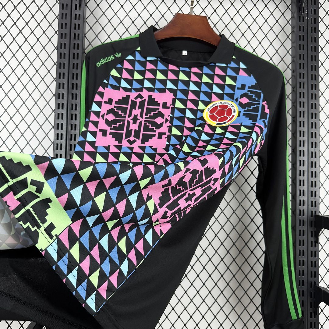 Retro Colombia 1990 Goalkeeper Long Sleeve Shirt