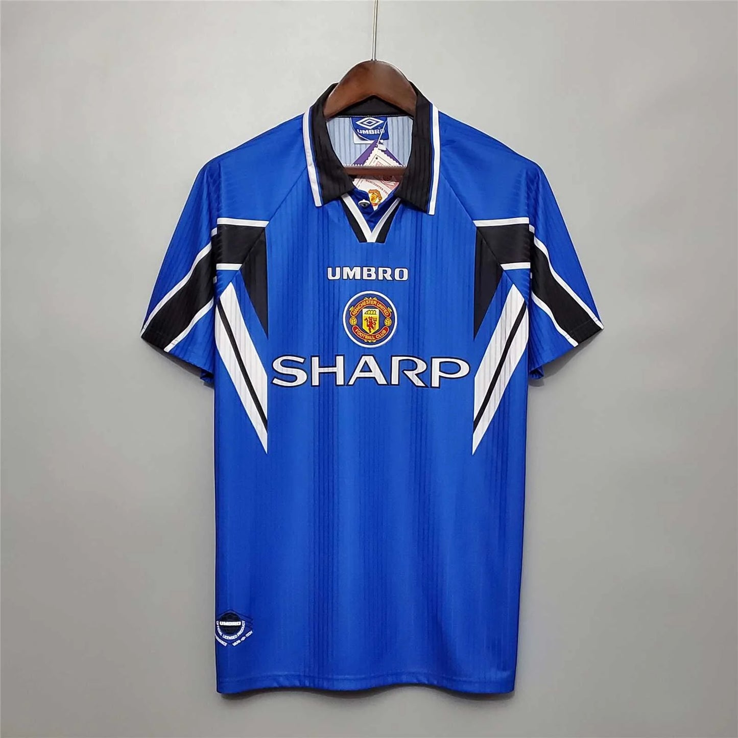 1996-98 Manchester United Royal Blue Third Retro Shirt