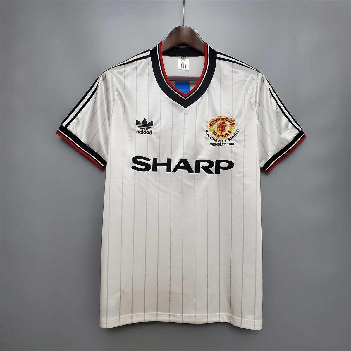 1983 Manchester United Charity Shield Away Retro Shirt
