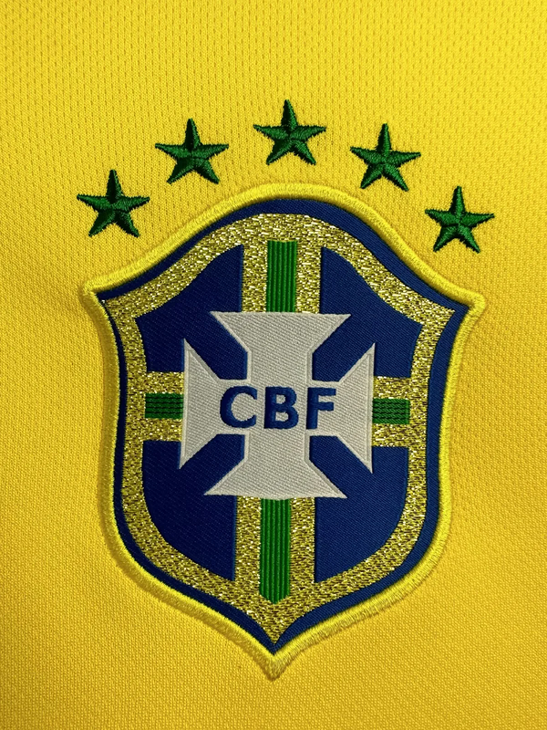 2014 Brazil Home Retro Shirt
