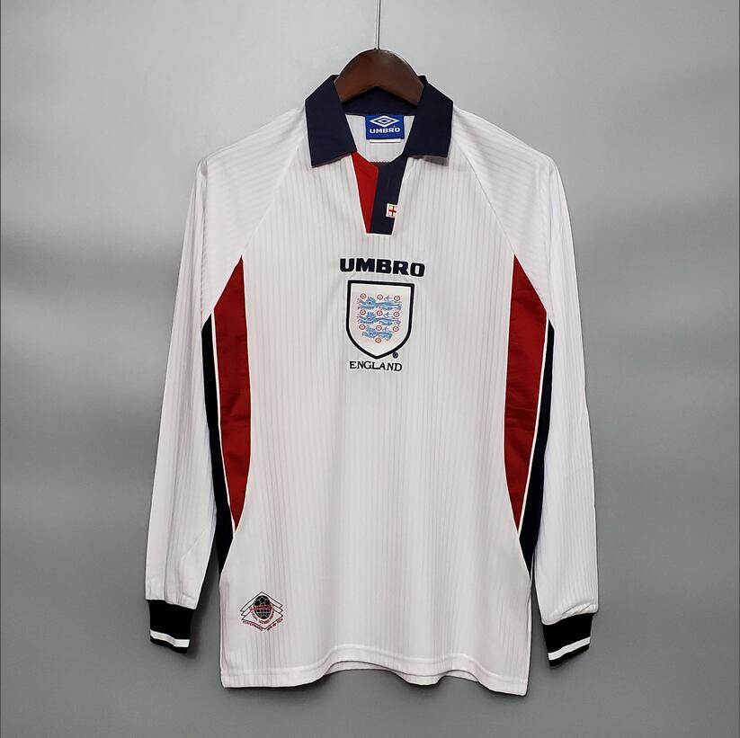 1998 England Home Long Sleeve Shirt