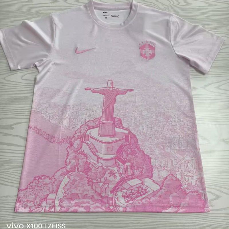 2025 Brazil Pink Jesus Edition Concept Shirt