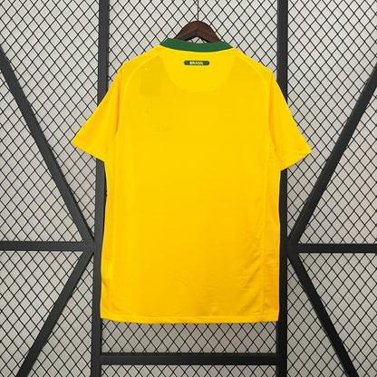 2010 Brazil Home Retro Shirt