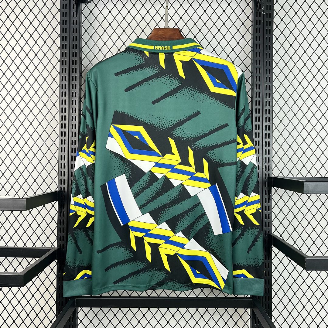 Retro Brazil 1994 Goalkeeper Long Sleeve Shirt