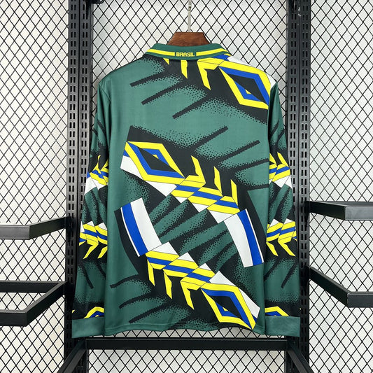 Retro Brazil 1994 Goalkeeper Long Sleeve Shirt