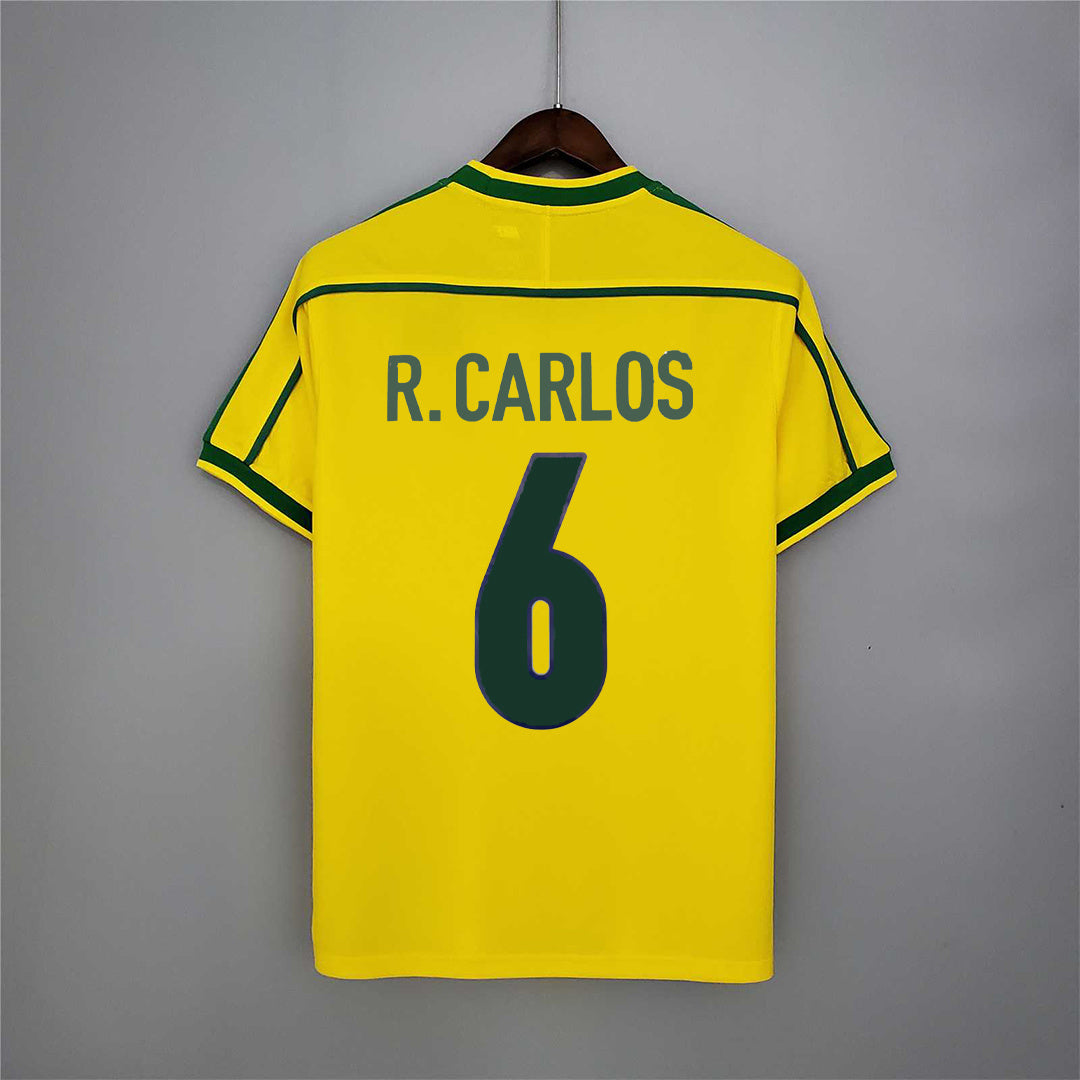 1998 Brazil Home Retro Shirt