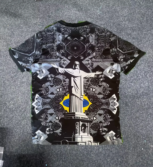 25-26 Brazil Black Jesus Special Shirt