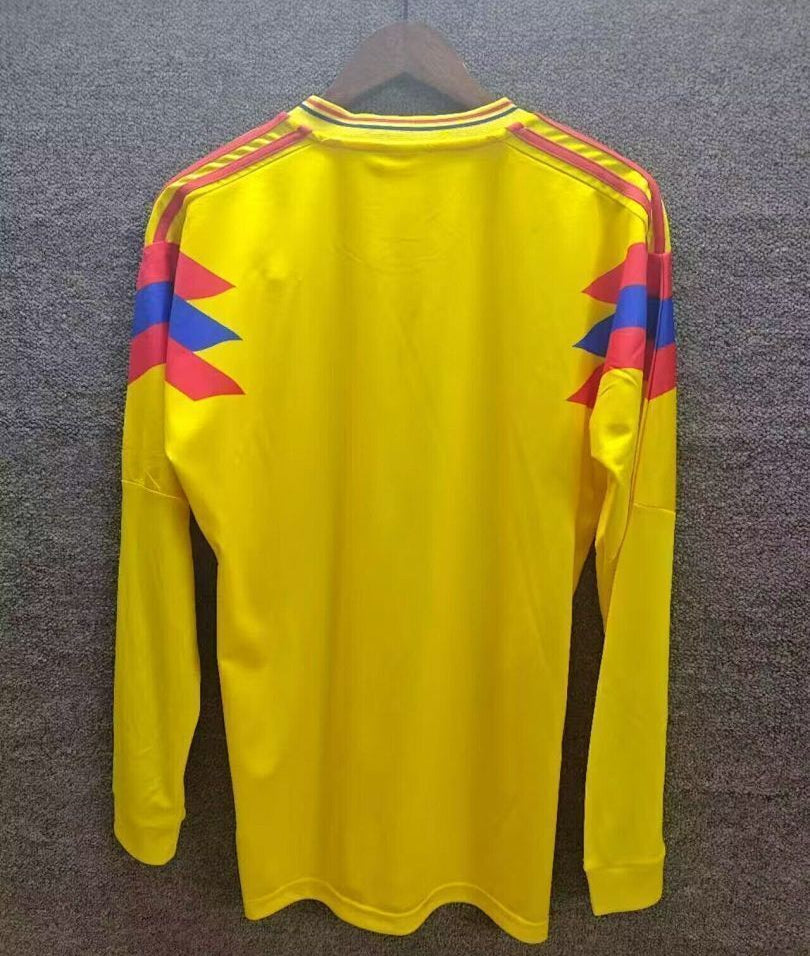 Retro Colombia 1990 Home Long Sleeve Shirt