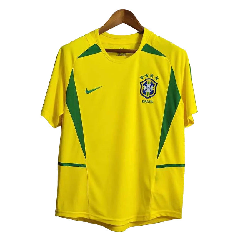 Retro Brazil 2002 Home Shirt