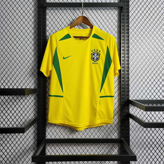 Retro Brazil 2002 Home Shirt