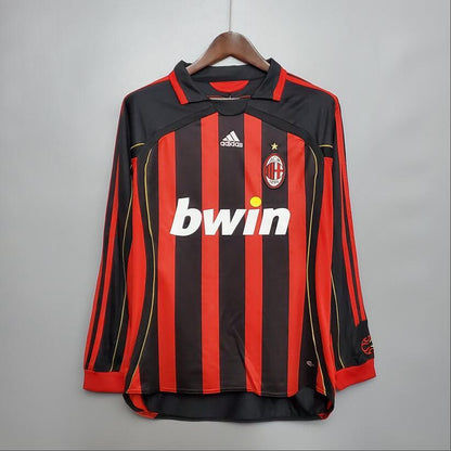 06/07 AC Milan Home Long Sleeve Shirt