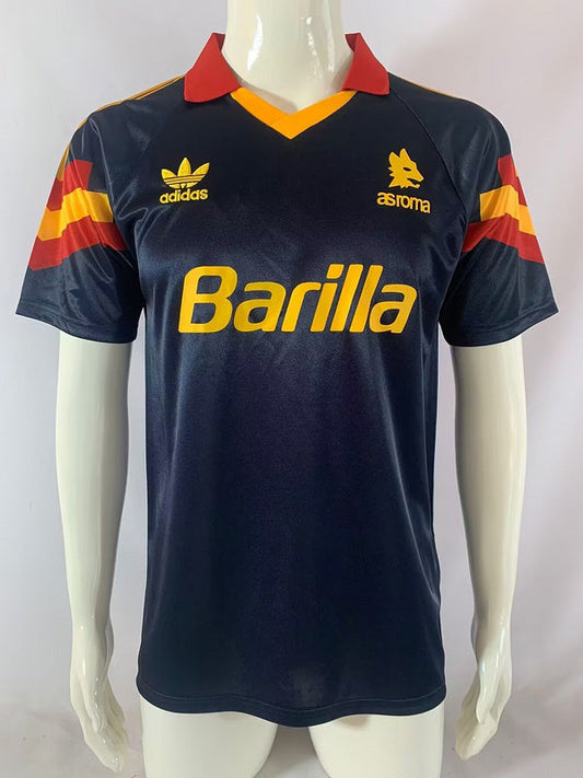 91/92 AS Roma Home Shirt