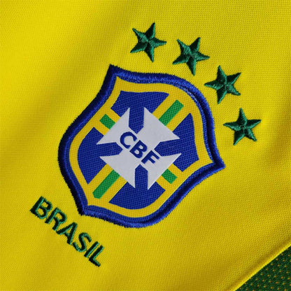 Retro Brazil 2002 Home Shirt