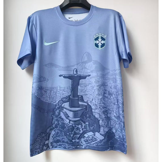 2025 Brazil Blue Jesus Edition Concept Shirt