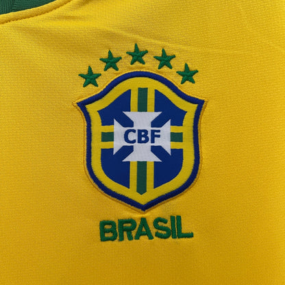 2010 Brazil Home Retro Shirt