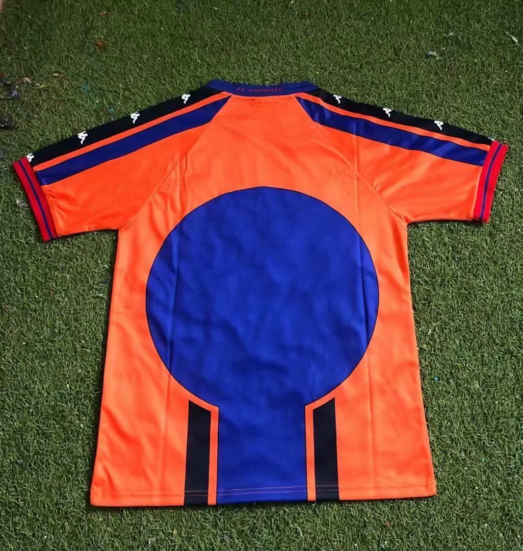 97-98 Barcelona Orange Shirt