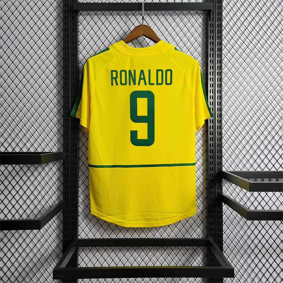 Retro Brazil 2002 Home Shirt