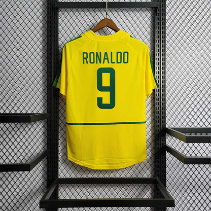 Retro Brazil 2002 Home Shirt