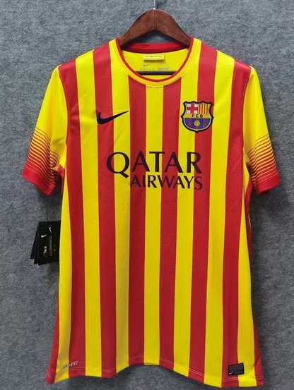 13/14 Barcelona Yellow and Orange Shirt