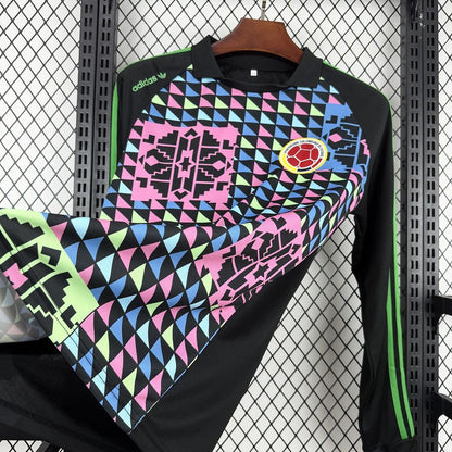 Retro Colombia 1990 Goalkeeper Long Sleeve Shirt