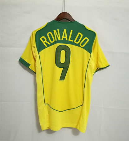 2004 Brazil Home Retro Shirt