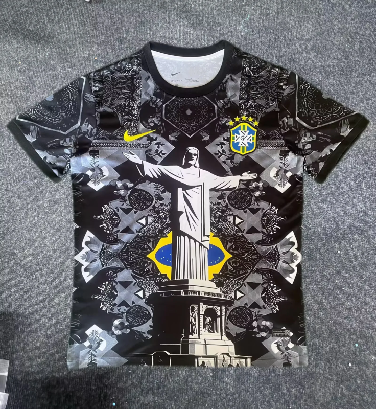 25-26 Brazil Black Jesus Special Shirt