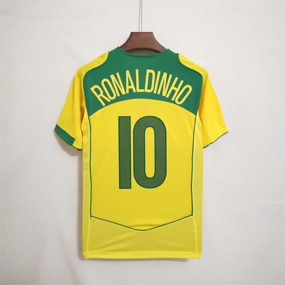 2004 Brazil Home Retro Shirt