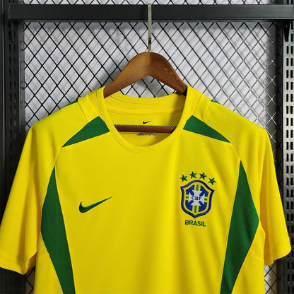 Retro Brazil 2002 Home Shirt