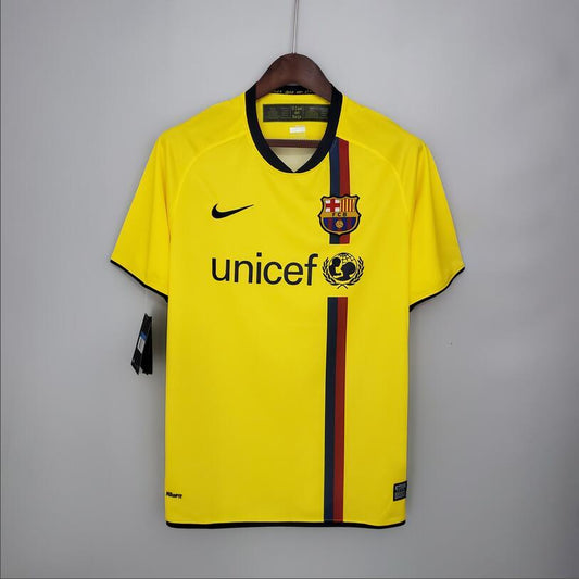 08-09 Barcelona Yellow Shirt