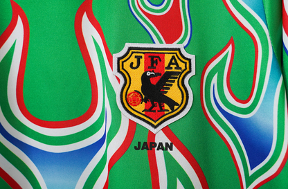 Retro Japan 1998 Green Long Sleeve Goalkeeper Shirt