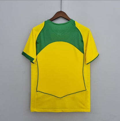 2004 Brazil Home Retro Shirt