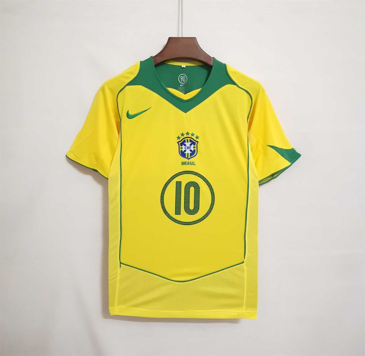 2004 Brazil Home Retro Shirt