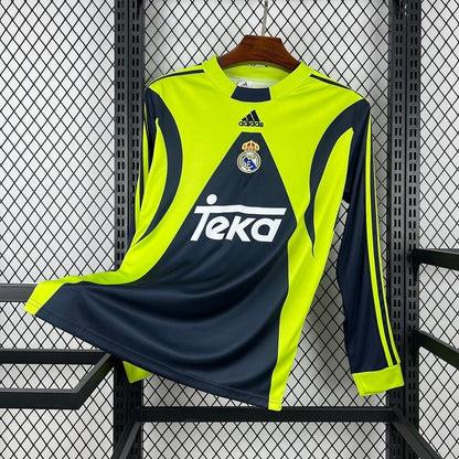 Retro Real Madrid 1999/00 Goalkeeper Long Sleeve Shirt