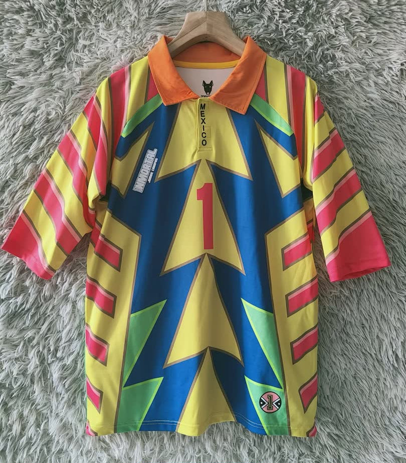Retro Mexico 1998 Jorge Campos #1 Goalkeeper Shirt
