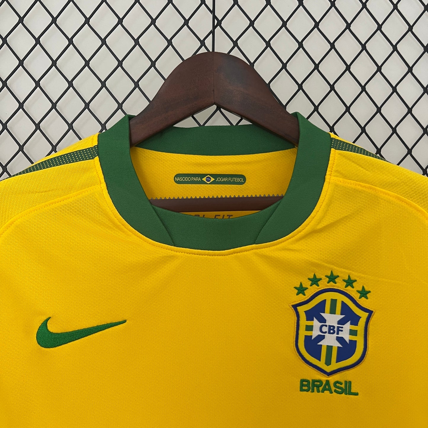 2010 Brazil Home Retro Shirt