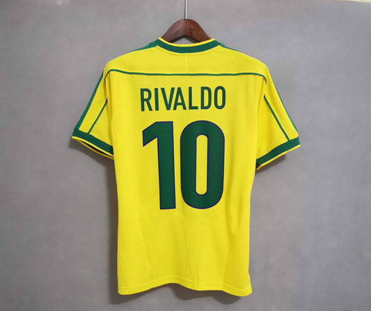 1998 Brazil Home Retro Shirt