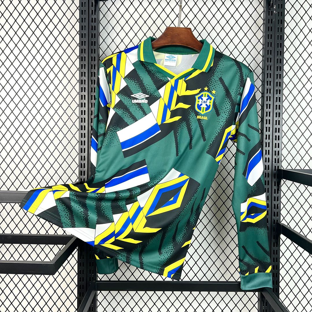Retro Brazil 1994 Goalkeeper Long Sleeve Shirt
