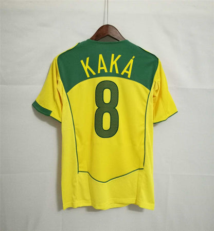 2004 Brazil Home Retro Shirt