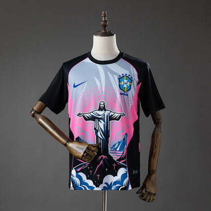 2026 Brazil Christ the Savior Pink Special Edition Shirt