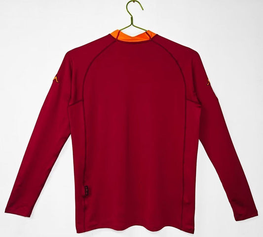 Retro Roma 2000/01 Home Long Sleeve Shirt