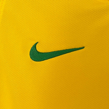 2010 Brazil Home Retro Shirt