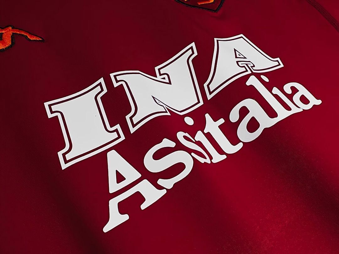 Retro Roma 2000/01 Home Long Sleeve Shirt