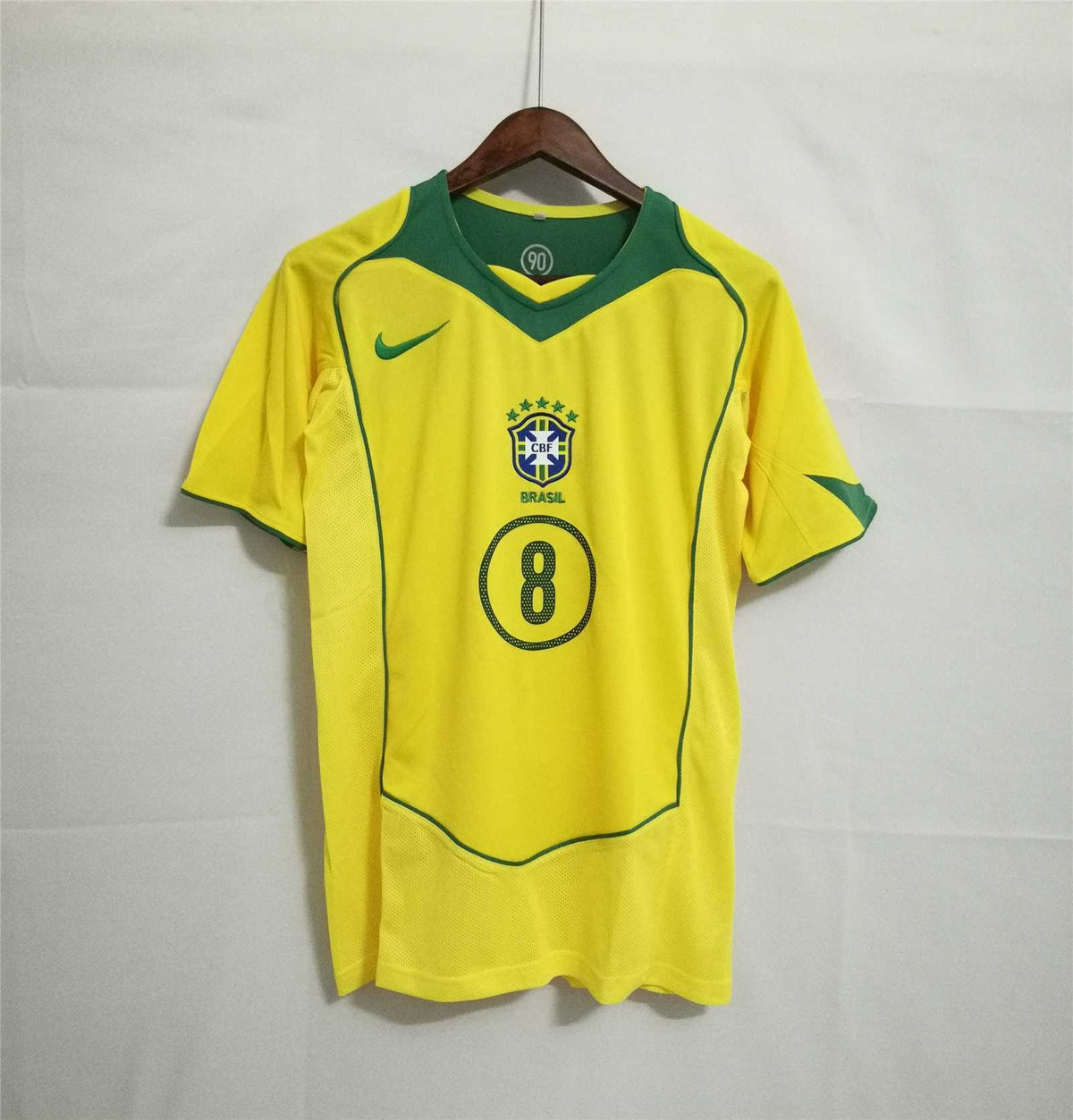 2004 Brazil Home Retro Shirt