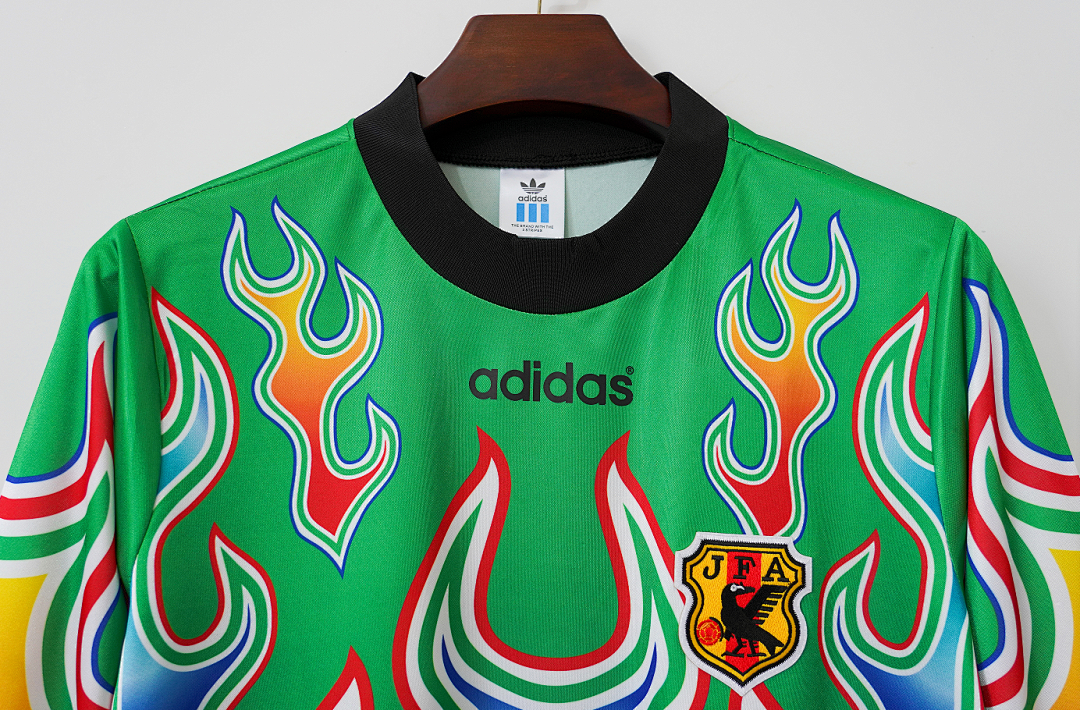 Retro Japan 1998 Green Long Sleeve Goalkeeper Shirt